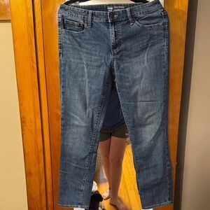 GAP Women's Dark Blue Ankle Jeans